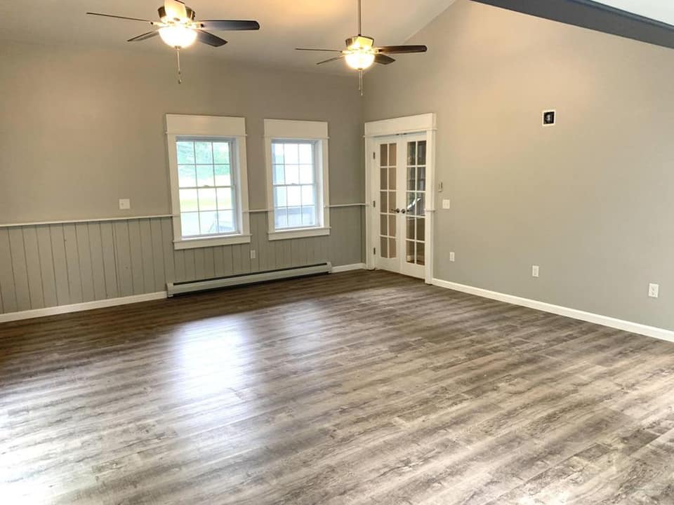 Flooring and interior remodeling by Jason and his guys.